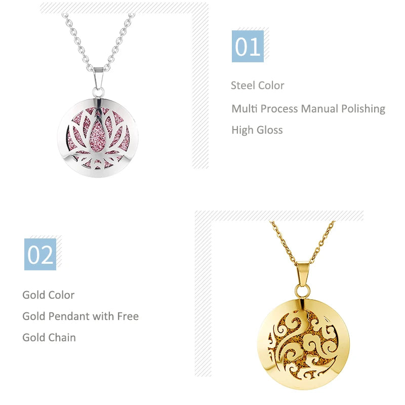 Aromatherapy Essential Oil Diffuser Locket