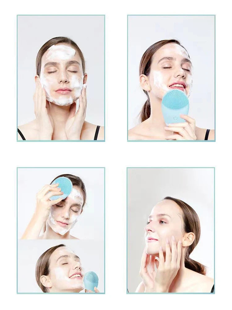 2-in-1 Silicone Face Brush & Agitator