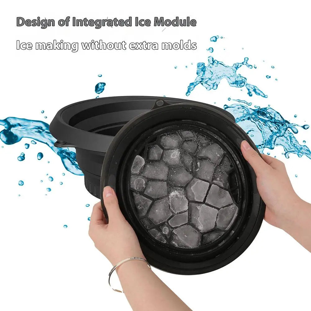 Folding Washbasin for Ice Facials