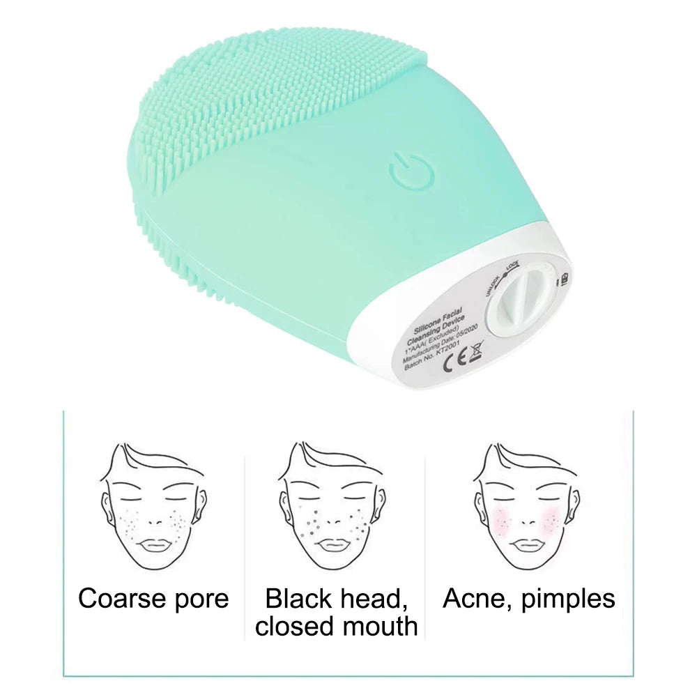 2-in-1 Silicone Face Brush & Agitator