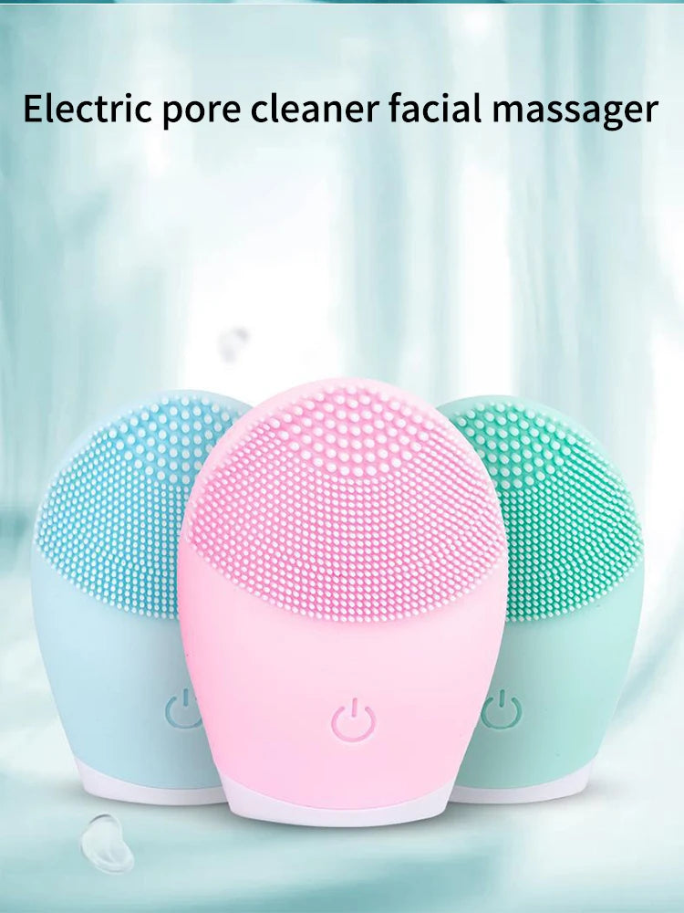 2-in-1 Silicone Face Brush & Agitator