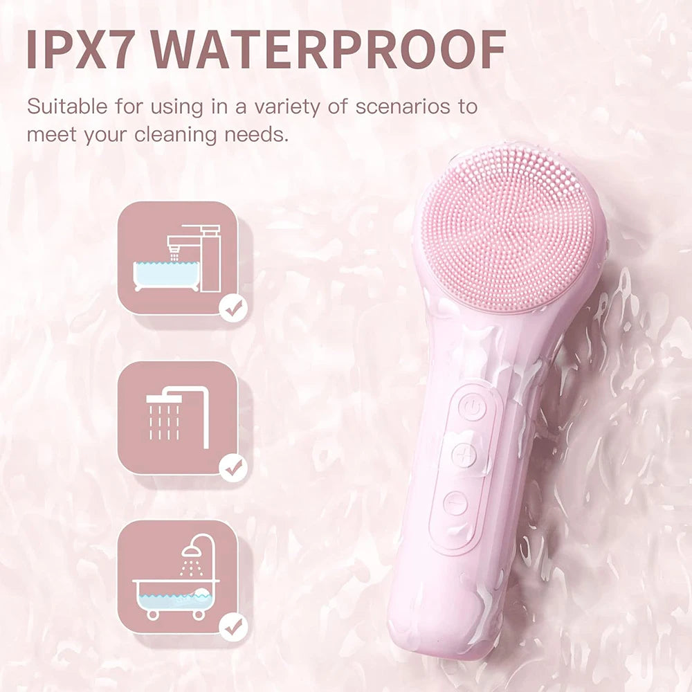 Sonic Waterproof Rechargeable Exfoliating Scrubber