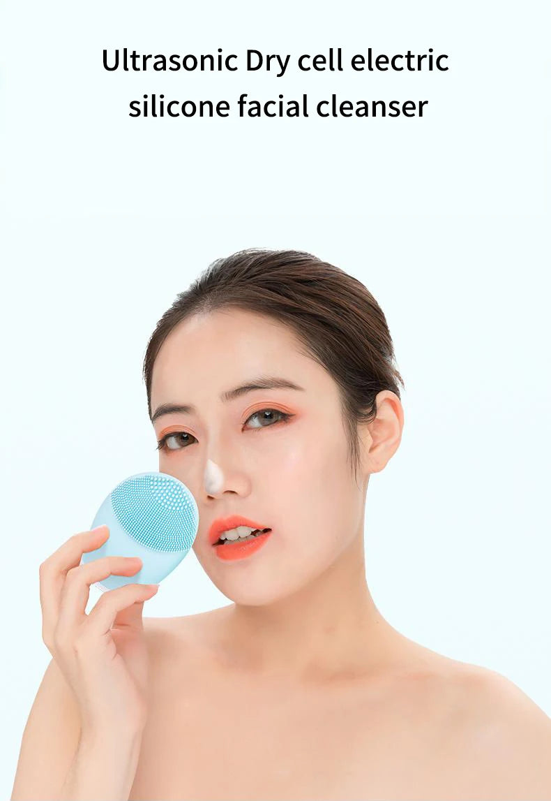 2-in-1 Silicone Face Brush & Agitator